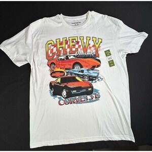 Chemistry Chevrolet/Corvette short sleeve T-shirt men's XL new with flaw